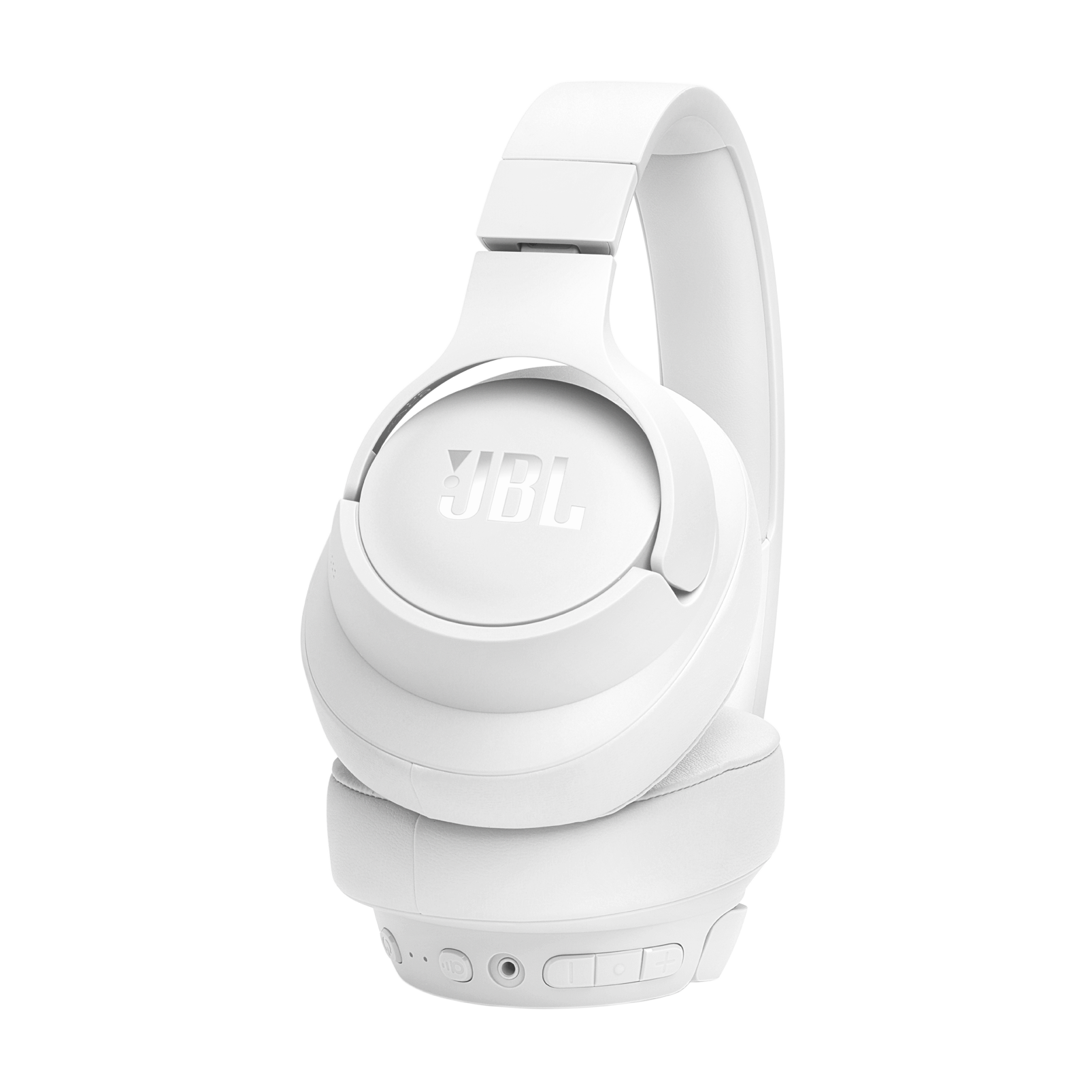 JBL Tune 770NC - White - Adaptive Noise Cancelling Wireless Over-Ear Headphones - Detailshot 2